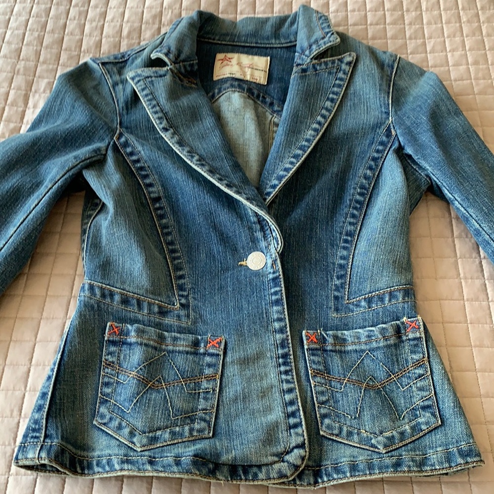 Allen schwazt jean jacket